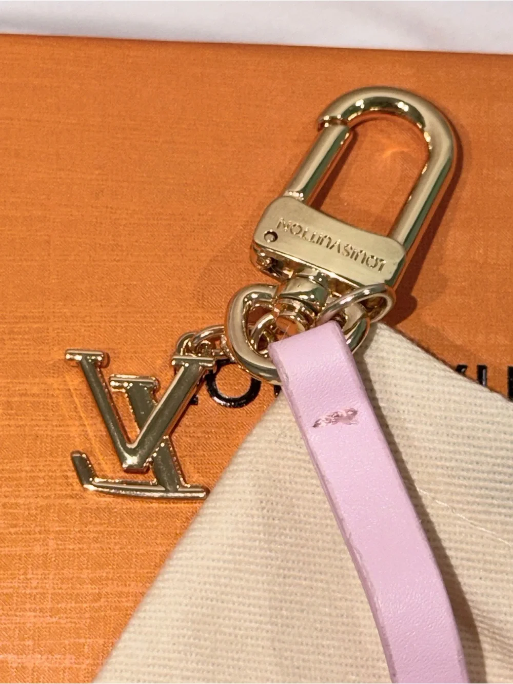 Fashion Pink Flower Fur Bag Charm/Keychain